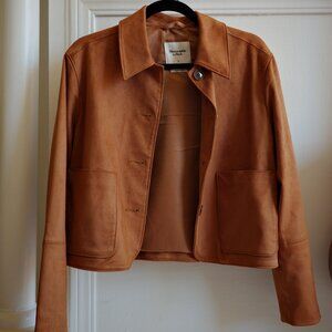 Abercrombie & Fitch Tan Suede Jacket